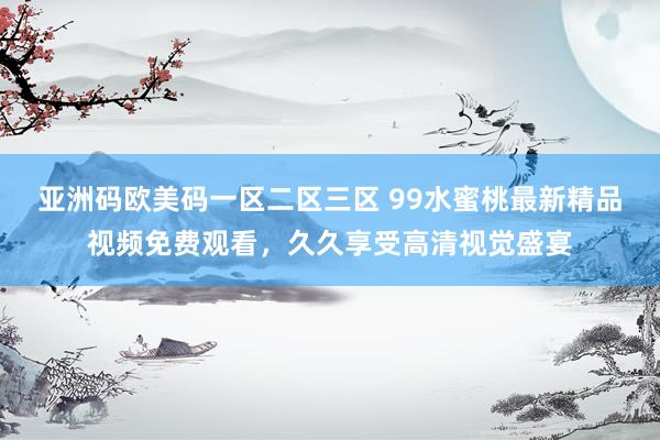 亚洲码欧美码一区二区三区 99水蜜桃最新精品视频免费观看，久久享受高清视觉盛宴