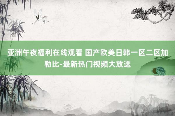 亚洲午夜福利在线观看 国产欧美日韩一区二区加勒比-最新热门视频大放送