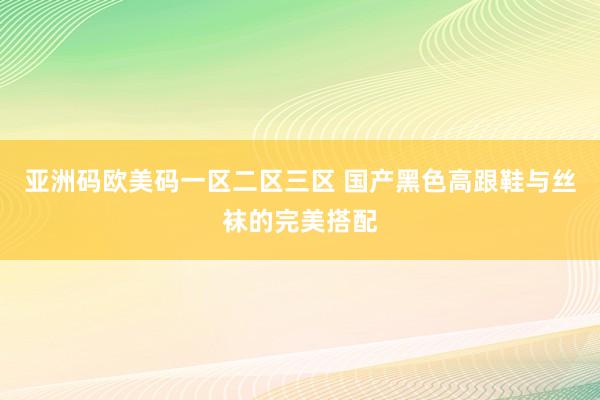 亚洲码欧美码一区二区三区 国产黑色高跟鞋与丝袜的完美搭配