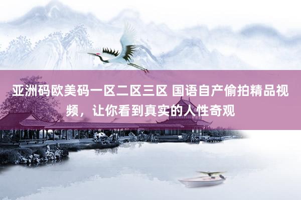亚洲码欧美码一区二区三区 国语自产偷拍精品视频，让你看到真实的人性奇观