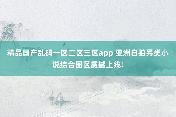 精品国产乱码一区二区三区app 亚洲自拍另类小说综合图区震撼上线！