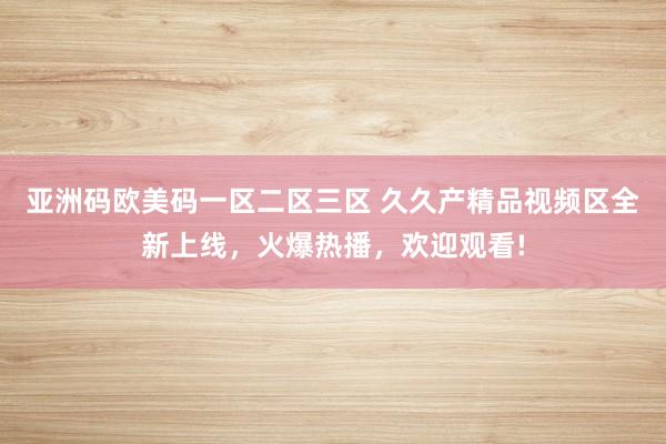 亚洲码欧美码一区二区三区 久久产精品视频区全新上线，火爆热播，欢迎观看!