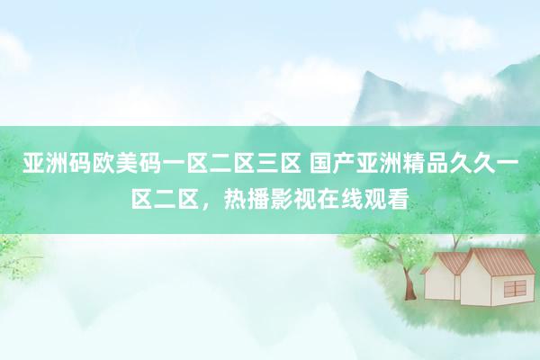 亚洲码欧美码一区二区三区 国产亚洲精品久久一区二区，热播影视在线观看